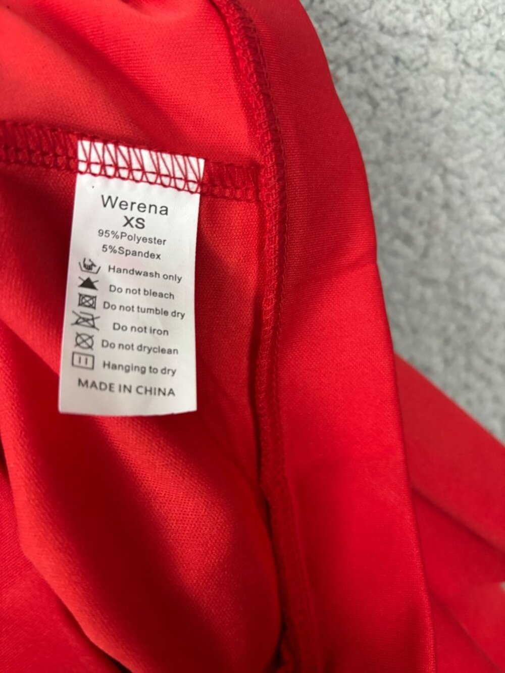 Werena Women's Pleated Tennis/Golf Skirt Built-In Shorts Red Size XS NWT's. - Picture 5 of 6